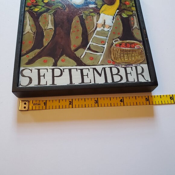 Nancy Thomas 2003 September Plaque from Children's Series - Picture 5 of 10